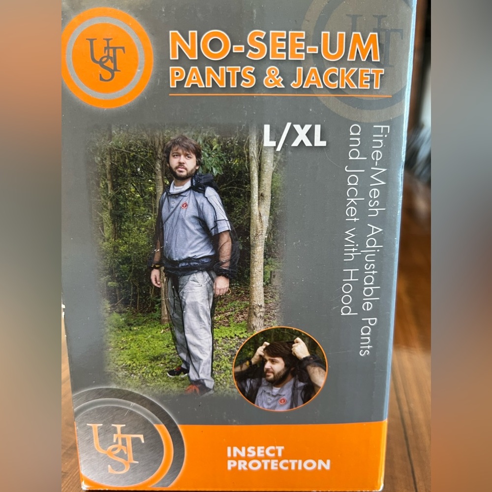 No Seem Um insect protection pants and jacket NIB Size L/XL